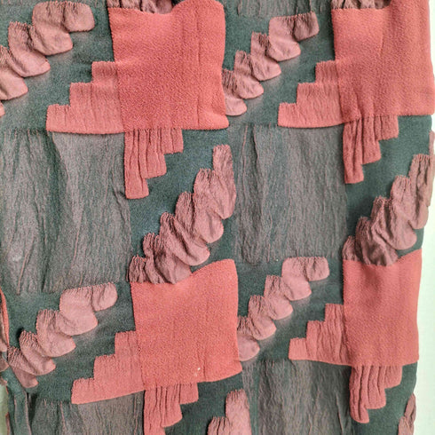 イッセイミヤケ ISSEY MIYAKE 11aw 総柄パッチワークスラックス レディース 3