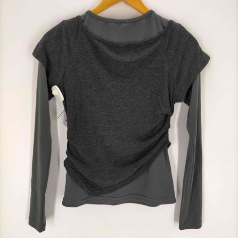 hug your skin レイヤード スター Tシャツ レディース FREE
