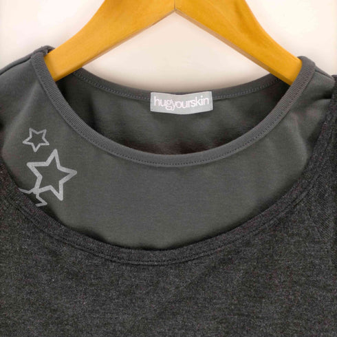 hug your skin レイヤード スター Tシャツ レディース FREE