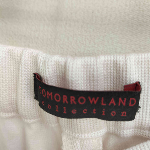トゥモローランドコレクション TOMORROWLAND collection 20ss プレミアムダブルフェイス セミフレアクロップドパンツ レディース 36
