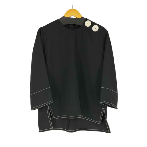 ザラ ZARA クルーネックブラウス レディース import:S
