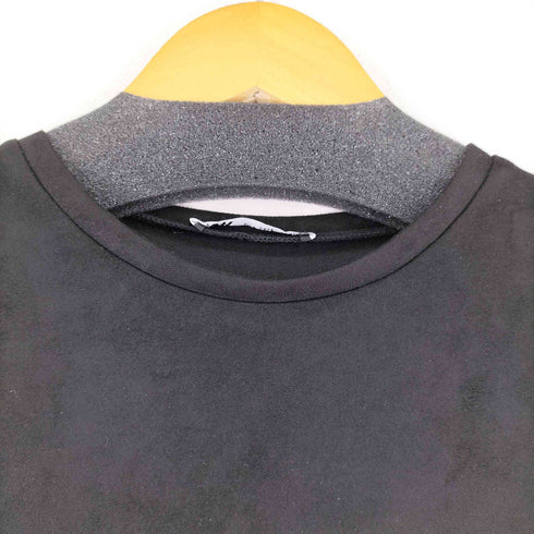 ザラ ZARA レザー切替ワンピース レディース import:S
