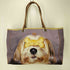 アニヤハインドマーチ ANYA HINDMARCH 犬 転写プリント レザー ハンド トート バッグ レディース