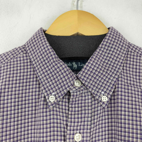 ラルフローレン RALPH LAUREN CLASSIC FIT スモールポニー刺繍 S/S BD チェック シャツ メンズ JPN:L