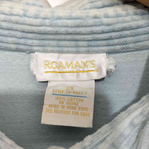 Roaman's 太畝コーデュロイL/S シャツ メンズ 2X