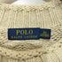 ポロラルフローレン POLO RALPH LAUREN リネン混ボトルネックケーブルニットセーター メンズ XS