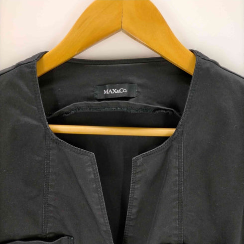 マックスアンドコー MAX & CO. ノーカラージャケット レディース 38