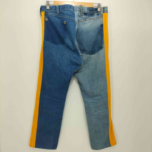 ナナナナサーカ 77circa 再構築 リメイクサイドラインデニムパンツ レディース