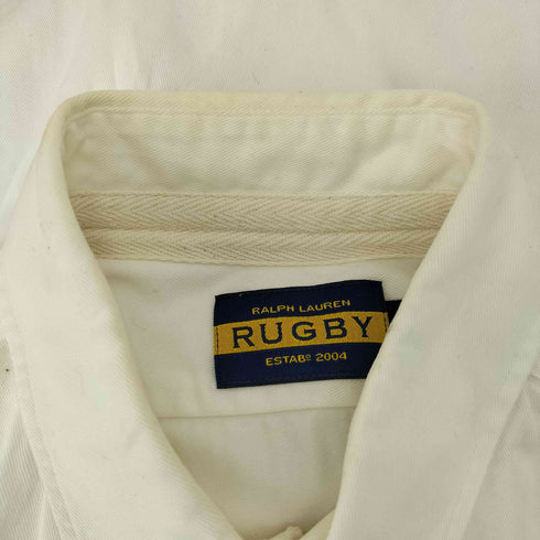 ラグビーラルフローレン Rugby Ralph Lauren エンブレム刺繍 ウィングカラーシャツ メンズ JPN:M