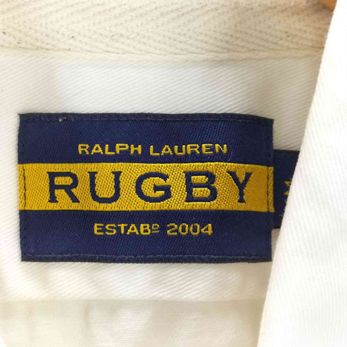 ラグビーラルフローレン Rugby Ralph Lauren エンブレム刺繍 ウィングカラーシャツ メンズ JPN:M