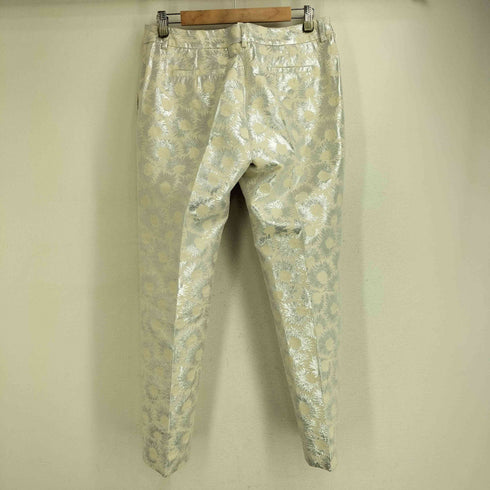 ウィークエンドマックスマーラ Weekend Max Mara FITW13 ラメ総柄 センタープレススラックス レディース J 42