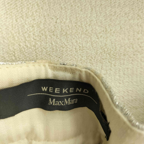 ウィークエンドマックスマーラ Weekend Max Mara FITW13 ラメ総柄 センタープレススラックス レディース J 42