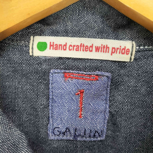 ガイジンメイド GAIJIN MADE ステッチデザイン BD バック刺繍S/Sシャツ メンズ JPN:1