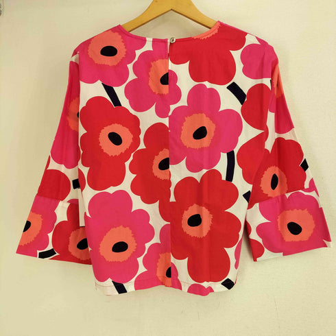 マリメッコ marimekko PIENI UNIKKO / CASALISA 総柄 ビッグカフス ブラウス レディース XS