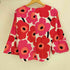 マリメッコ marimekko PIENI UNIKKO / CASALISA 総柄 ビッグカフス ブラウス レディース XS