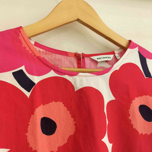 マリメッコ marimekko PIENI UNIKKO / CASALISA 総柄 ビッグカフス ブラウス レディース XS