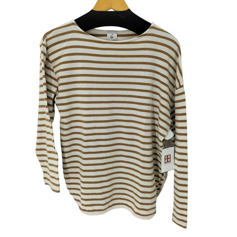 ロクビューティーアンドユースユナイテッドアローズ 6 BEAUTY & YOUTH UNITED ARROWS ボーダー L/S Tシャツ レディース JPN:S