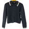 ザラ ZARA knit polo sweater レディース import:L