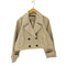 ザラ ZARA クロップドトレンチジャケット レディース import:L