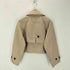 ザラ ZARA クロップドトレンチジャケット レディース import:L