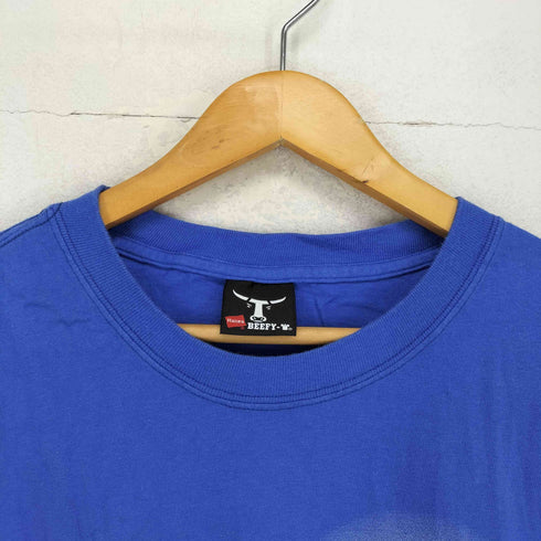 ヘインズ Hanes ビッグサイズ企業ロゴプリントTシャツ メンズ