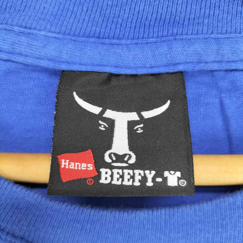 ヘインズ Hanes ビッグサイズ企業ロゴプリントTシャツ メンズ