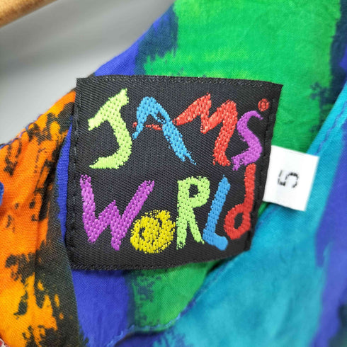ジャムズワールド JAMS WORLD マルチカラーストライプ ノースリーブワンピース レディース JPN:5号