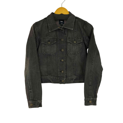 ギャップ Gap クロップドデニムジャケット レディース import:S