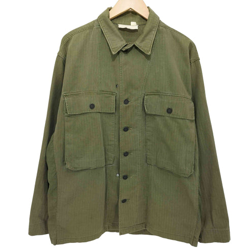ユーエスアーミー U.S. ARMY 40s M-43 HBTヘリンボーンツイル 13星ボタンミリタリージャケット メンズ