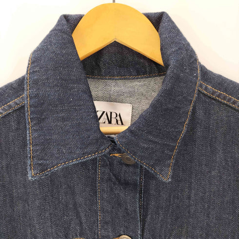 ザラ ZARA ZWコレクションデニムジャケット レディース import:L