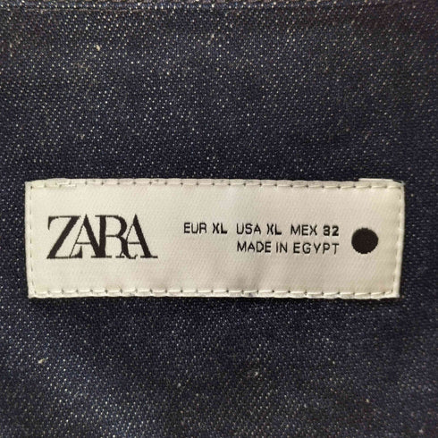 ザラ ZARA zw collection denim shirt デニムシャツ レディース import:XL