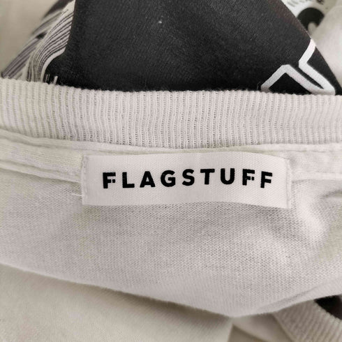 フラグスタフ F-LAGSTUF-F アニメキャラクタープリント クルーネック Tシャツ メンズ JPN:L