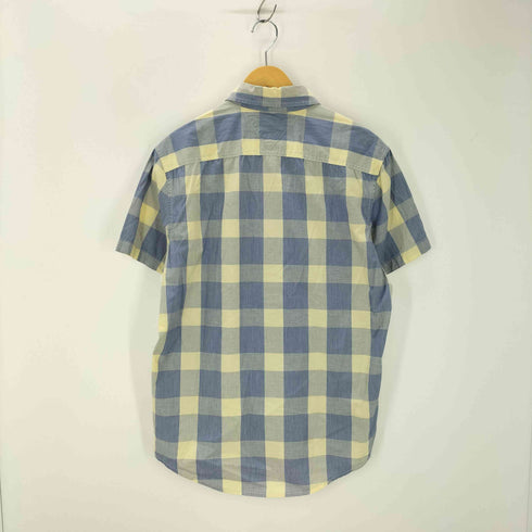 トミーヒルフィガー TOMMY HILFIGER チェック柄 ボタンダウン 半袖シャツ 短丈 メンズ JPN:L
