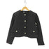 ザラ ZARA CROPPED JACQUARD BLAZER レディース import:L
