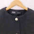 ザラ ZARA CROPPED JACQUARD BLAZER レディース import:L
