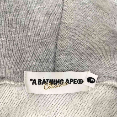 アベイシングエイプ A BATHING APE ロゴプリントプルオーバーパーカー メンズ JPN:L