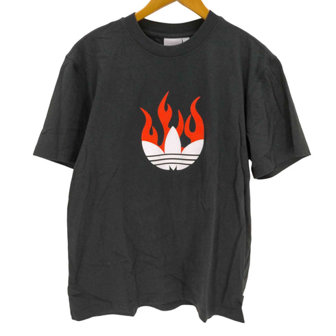 アディダスオリジナルス adidas Originals アディダス フレーム ロゴTシャツ - ブラック メンズ JPN:M