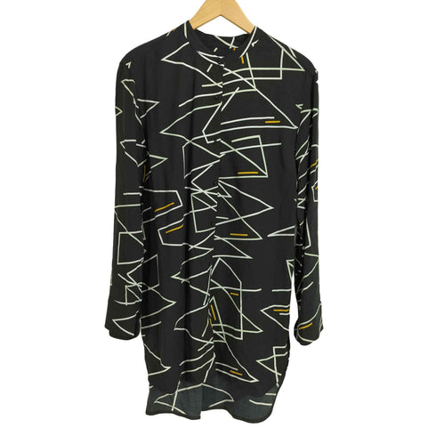 ビューティーアンドユースユナイテッドアローズ BEAUTY & YOUTH UNITED ARROWS 21ss ネオンプリントバンドカラーシャツ レディース