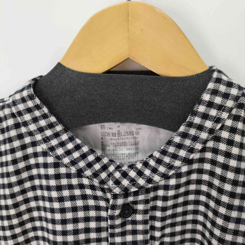 ムジルシリョウヒン 無印良品 ノーカラー L/S シャツワンピース レディース JPN:L