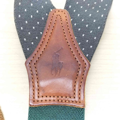 ラルフローレン RALPH LAUREN ドット柄 サスペンダー メンズ