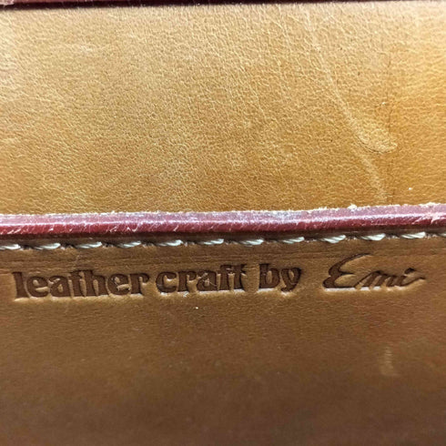 Leather craft by Emi レザーショルダーバッグ レディース