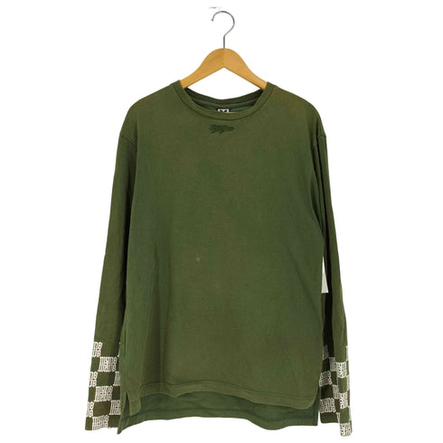 マインミハラヤスヒロ MYne MIHARA YASUHIRO CHECKER SLEEVE L/S T チェックスリーブロングスリーブTシャツ メンズ JPN:M