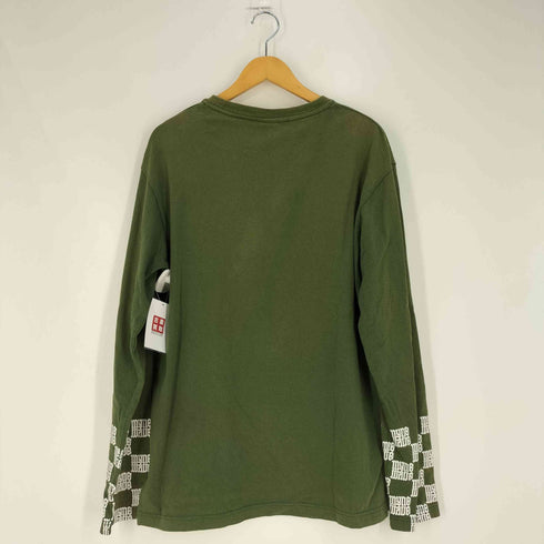 マインミハラヤスヒロ MYne MIHARA YASUHIRO CHECKER SLEEVE L/S T チェックスリーブロングスリーブTシャツ メンズ JPN:M