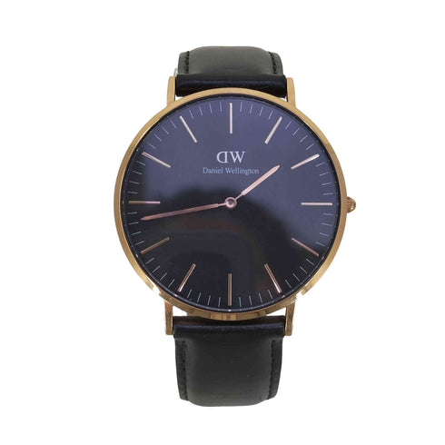 ダニエルウェリントン Daniel Wellington Classic B40R2 レザーベルト クォーツ腕時計 メンズ