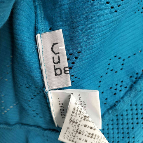 Cube-Cube センソユニコ 総柄 ダブルジップ刺繍ブルゾン レディース 38