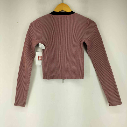 アズールバイマウジー AZUL by moussy Wジップ配色リブカーディガン レディース FREE