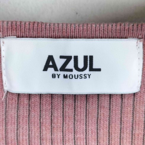 アズールバイマウジー AZUL by moussy Wジップ配色リブカーディガン レディース FREE