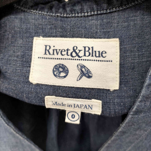 rivet & blue L/S デニムシャツワンピース レディース US:0-2