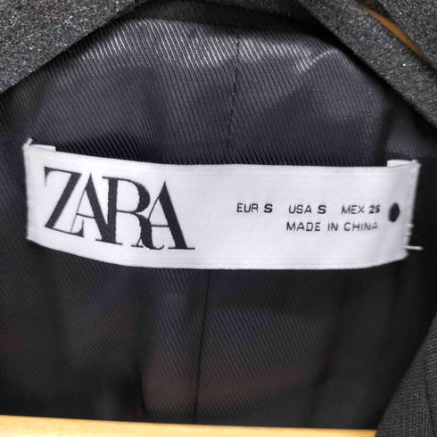 ザラ ZARA レーヨン混 テーラードジャケット レディース import:S
