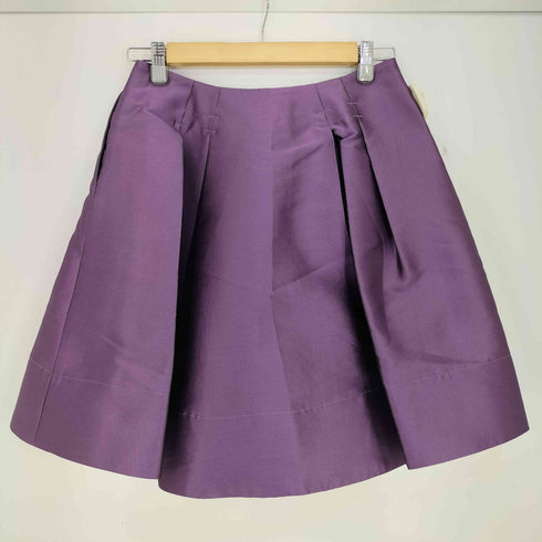 アルマーニコレツィオーニ ARMANI COLLEZIONI イタリア製 サテン タック 巻きスカート レディース 38